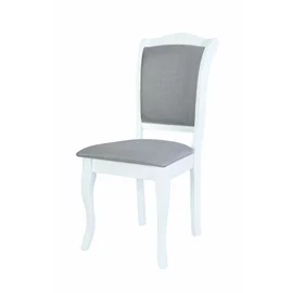 Scaun Ramos, 44.5x55.5x97.5 h cm, Lemn, Alb/Gri