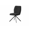 Scaun Hannah, 46.5x64x88 cm, Metal/Stofa, Gri Inchis picture - 1