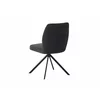 Scaun Hannah, 46.5x64x88 cm, Metal/Stofa, Gri Inchis picture - 4