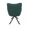 Scaun Rotativ Jade, 61x68x86 cm, Stofa Tip Catifea Verde picture - 3