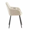 Scaun Sacha, 57x60x86.5 cm, Stofa, Beige picture - 3