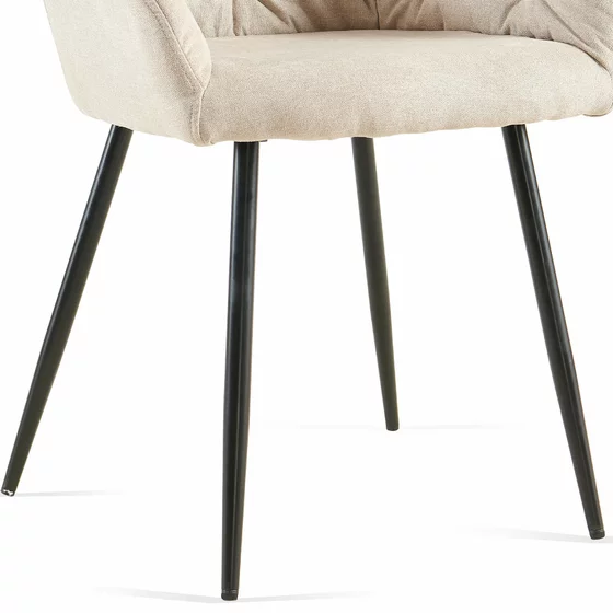 Scaun Sacha, 57x60x86.5 cm, Stofa, Beige picture - 6