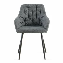 Scaun Sacha, 57x60x86.5 cm, Stofa, Gri