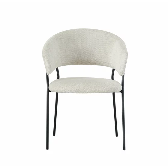 Scaun Sangli, 57x58x77 h cm, Stofa, Beige picture - 2