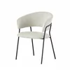 Scaun Sangli, 57x58x77 h cm, Stofa, Beige picture - 1