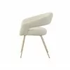 Scaun Seul, 58x57x77 cm, Stofa Tip Boucle, Beige picture - 3