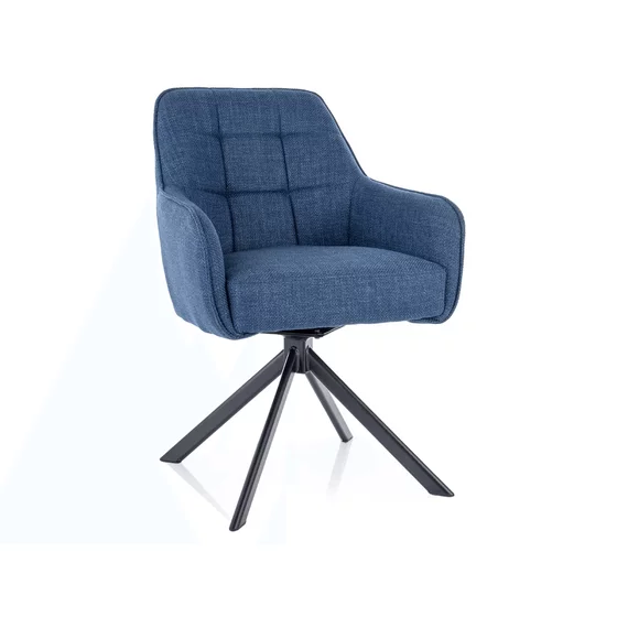 Scaun Skog 153 Bjorn 57x63x84 cm, Stofa Albastru Navy picture - 1