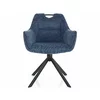 Scaun Skog 155 Brego, 60x61x84 cm, Stofa Albastru Navy picture - 2