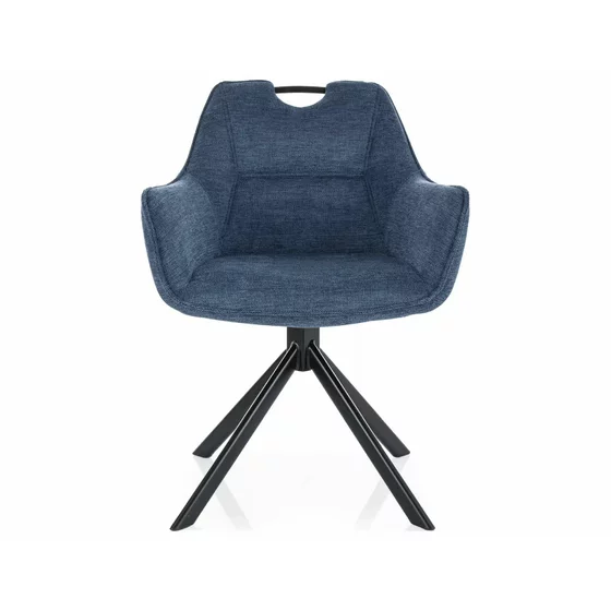 Scaun Skog 155 Brego, 60x61x84 cm, Stofa Albastru Navy picture - 2
