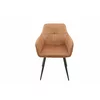 Scaun Utah, 57x59x84 cm, Metal/Microfibra, Cognac picture - 2