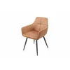 Scaun Utah, 57x59x84 cm, Metal/Microfibra, Cognac picture - 1