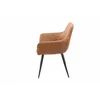 Scaun Utah, 57x59x84 cm, Metal/Microfibra, Cognac picture - 3