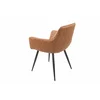 Scaun Utah, 57x59x84 cm, Metal/Microfibra, Cognac picture - 4
