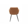 Scaun Utah, 57x59x84 cm, Metal/Microfibra, Cognac picture - 5