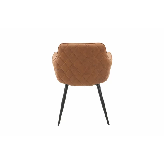 Scaun Utah, 57x59x84 cm, Metal/Microfibra, Cognac picture - 5