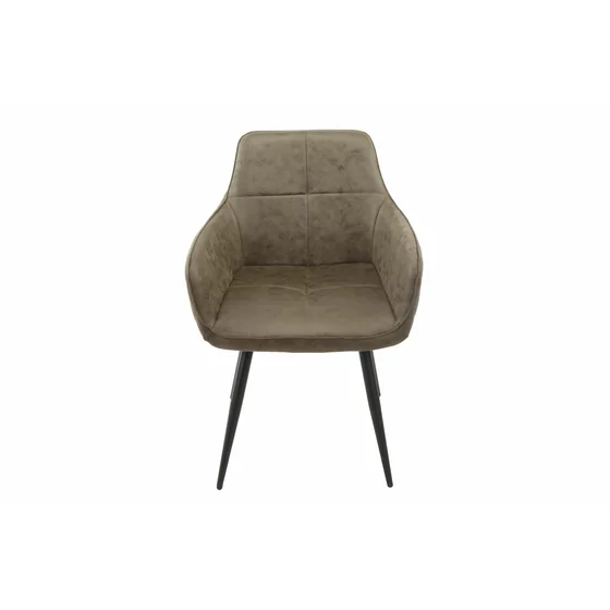 Scaun Utah, 57x59x84 cm, Metal/Microfibra, Verde picture - 2