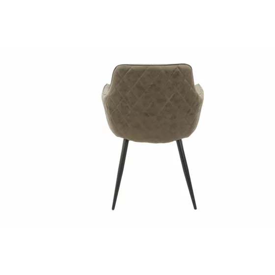Scaun Utah, 57x59x84 cm, Metal/Microfibra, Verde picture - 5