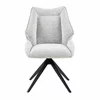 Scaun Vicenzo, 63x54.5x92 h cm, Stofa Gri Deschis picture - 2