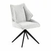 Scaun Vicenzo, 63x54.5x92 h cm, Stofa Gri Deschis picture - 1