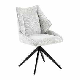 Scaun Vicenzo, 63x54.5x92 h cm, Stofa Gri Deschis