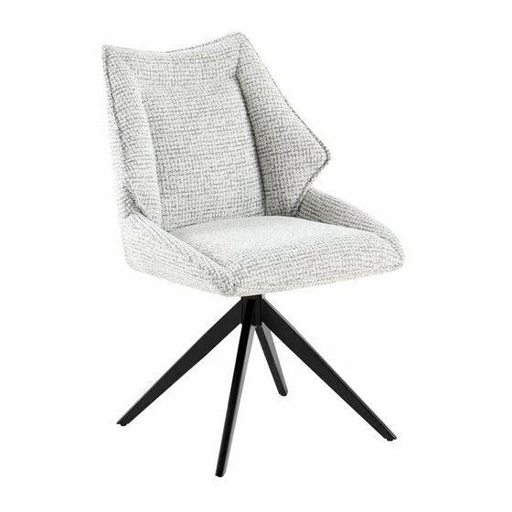 Scaun Vicenzo, 63x54.5x92 h cm, Stofa Gri Deschis picture - 1