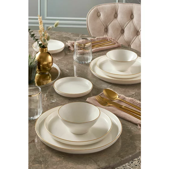 Serviciu de Masa (16 Bucati) GBSBLB16YS30GD - Crem picture - 2