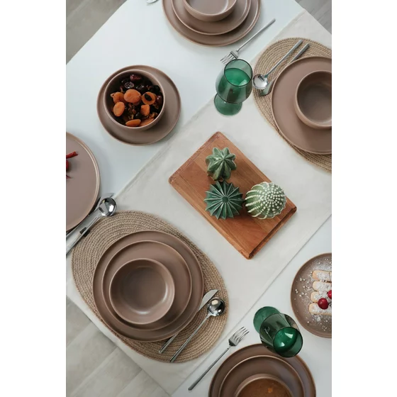 Serviciu de Masa (18 Bucati) X000134680000000 - Taupe picture - 2