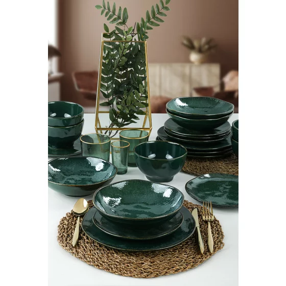 Serviciu de Masa (24 Bucati) Zümrüt - 19024 - Verde picture - 2
