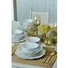 Serviciu de masa pentru cina (24 bucati) Ivory-275KRM2222, Ceramica, Alb picture - 1