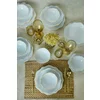Serviciu de masa pentru cina (24 bucati) Ivory-275KRM2222, Ceramica, Alb picture - 2