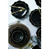 Serviciu de masa pentru cina (24 bucati) Ivory-275KRM2223, Ceramica, Negru picture - 6