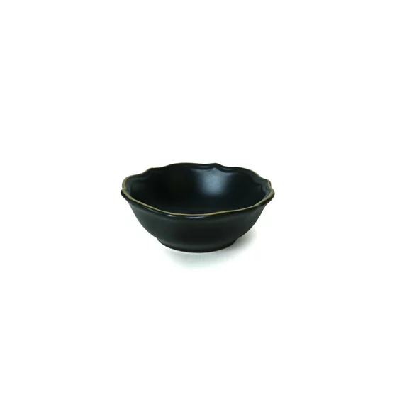 Serviciu de masa pentru cina (24 bucati) Ivory-275KRM2223, Ceramica, Negru picture - 12