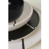 Serviciu de masa pentru cina (24 bucati) Ivory-275KRM2337, Ceramica, Alb/Negru picture - 9