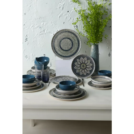 Serviciu de masa pentru cina (24 bucati) Ivory-275KRM2340, Ceramica, Multicolor picture - 5