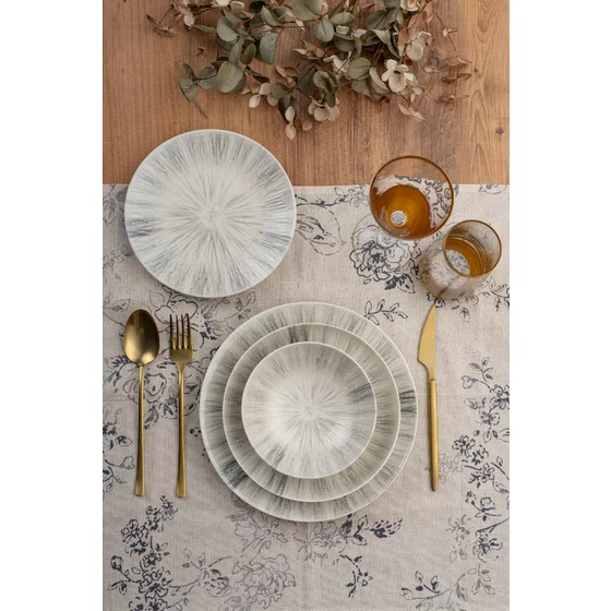 Serviciu de masa pentru cina (24 bucati) Ivory-GBSATN24KY4R3869, Portelan, Multicolor picture - 1