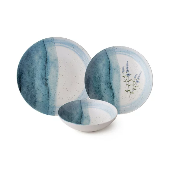 Serviciu de masa pentru cina (24 bucati) Ivory-GBSATN24Y4M29844, Portelan, Multicolor picture - 8