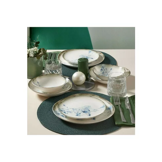 Serviciu de masa pentru cina (24 bucati) Ivory-GBSRD24KY41023178, Portelan, Multicolor picture - 1