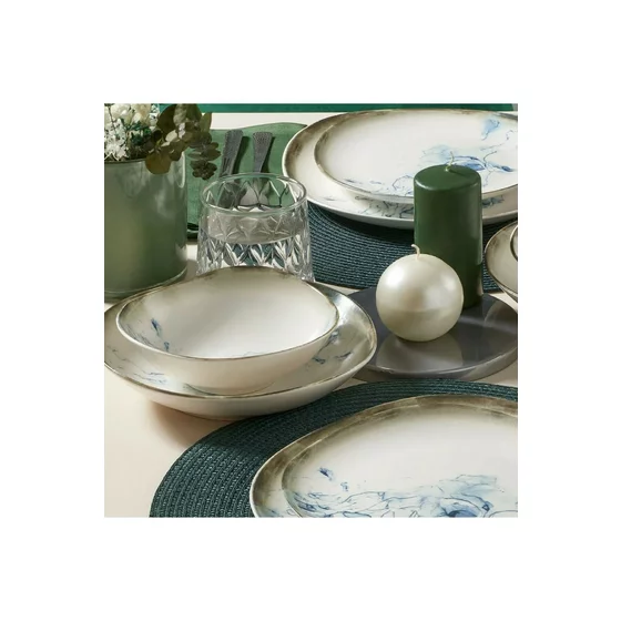 Serviciu de masa pentru cina (24 bucati) Ivory-GBSRD24KY41023178, Portelan, Multicolor picture - 2