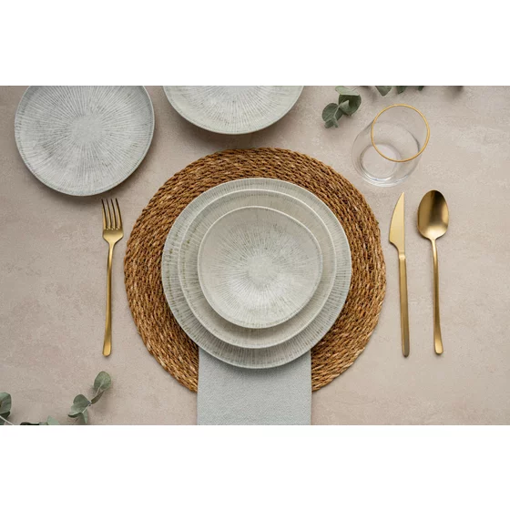 Serviciu de masa pentru cina (24 bucati) Ivory-GBSRD24Y4R1401, Portelan, Multicolor picture - 1