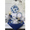 Serviciu de masa pentru cina (24 bucati) Ivory-X00016980000, Ceramica, Albastru/Alb picture - 2