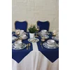 Serviciu de masa pentru cina (24 bucati) Ivory-X00016980000, Ceramica, Albastru/Alb picture - 6