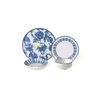 Serviciu de masa pentru cina (24 bucati) Ivory-X00016980000, Ceramica, Albastru/Alb picture - 9