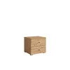 Set 2 Noptiere Genna,  45x44x43 cm, Pal Melaminat, Stejar Artisan picture - 2
