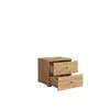 Set 2 Noptiere Genna,  45x44x43 cm, Pal Melaminat, Stejar Artisan picture - 3