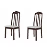 Set 2 Scaune Celine, 42x49x102 h cm, Lemn, Wenge Expresso/Beige Deschis picture - 1
