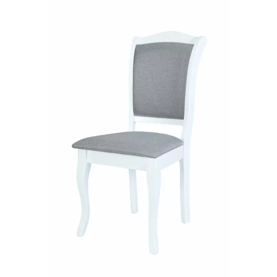 Set 2 Scaune Ramos, 44.5x55.5x97.5 h cm, Lemn, Alb/Gri picture - 2