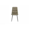 Set 4 Scaune Fulop, 45x53.5x89.5 cm, Metal/Microfibra, Verde picture - 2