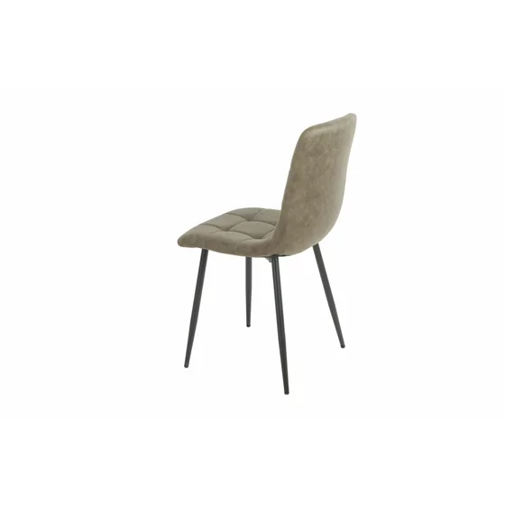Set 4 Scaune Fulop, 45x53.5x89.5 cm, Metal/Microfibra, Verde picture - 5