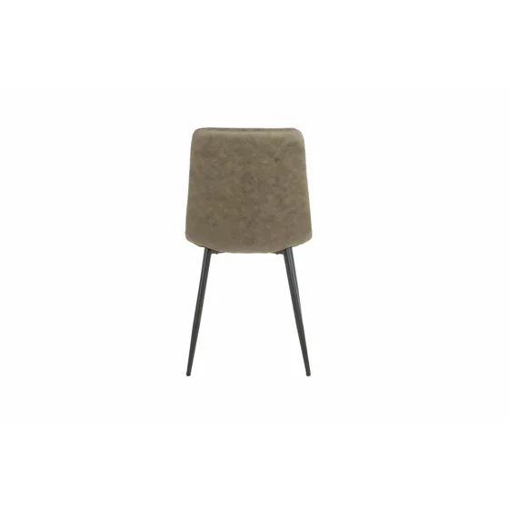 Set 4 Scaune Fulop, 45x53.5x89.5 cm, Metal/Microfibra, Verde picture - 6
