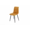 Set 4 Scaune Isella, 45x55x89 cm, Metal/Catifea, Cognac picture - 3